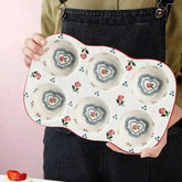 Keramik-Eierhalter – Nordic Kirschen – 30x19x4cm