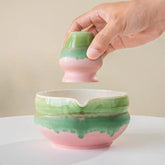 Keramik Matcha Schale – Handgefertigtes Design mit Ausguss