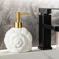 Keramik Seifenspender – Retro Ozean Stil, 18cm