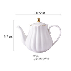 Keramik Teeservice – Britisches Design – 800cc mit Filter