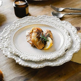 Keramik Westliche Küche Teller – Französisches Retro Relief – Versch. Grössen