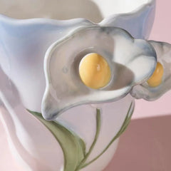 Keramiktasse – Vintage Stil, Blumenmuster – 401-500ml