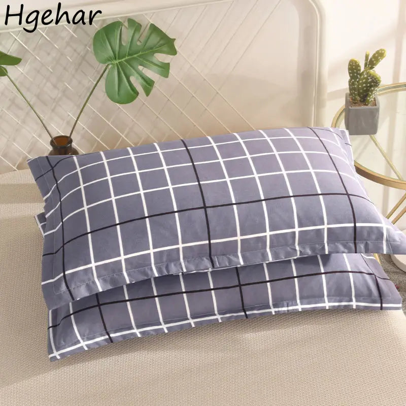 Kissenbezug - Baumwolle Kariert - 48*74 cm für Schlafzimmer