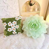 Kissenbezug – Nordisch Moosgrün – 30x50cm, Handgefertigt