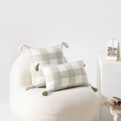 Kissenbezug – Nordische Boho Streifen – 45x45cm Polyester