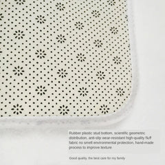 Kolibri-Badematten-Set – Modernes Wildleder-Design – 45x75cm