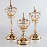 Kristall Kerzenhalter – Vintage Design – Goldenes Finish