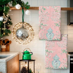 Küchentücher – Blau-Weisses Porzellandesign – 2er-Set