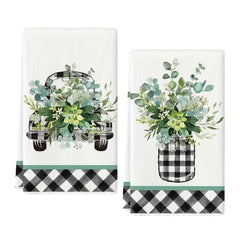 Küchentücher – Schwarzes Karo – Schnell Trocknend