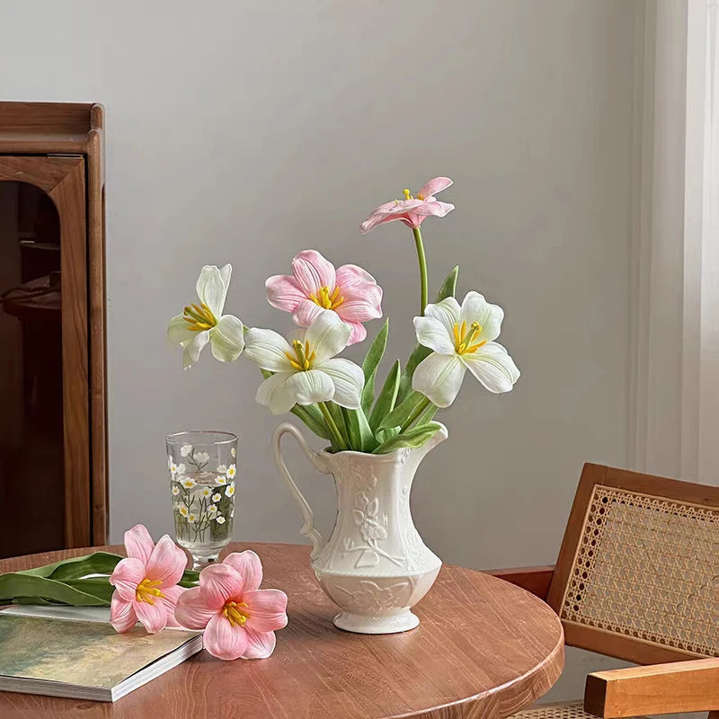 Künstliche Blume – Retro Seide Design – 49 cm Deko