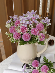 Künstliche Chrysantheme - Simulierter Blütenzweig - 28 cm Dekor