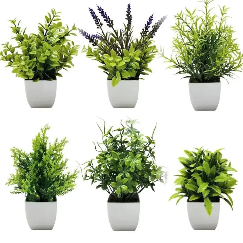Künstliche Pflanze – Blatt Design – 18cm Tischdekoration