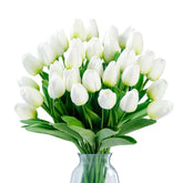 Künstliche Tulpen aus PU in mehrfarbiger Variante, 34cm, Set von 10 Stück