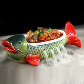 Kunstvolle Sushi-Platte – Keramik Rote Karpfen – Zuhause/Restaurant