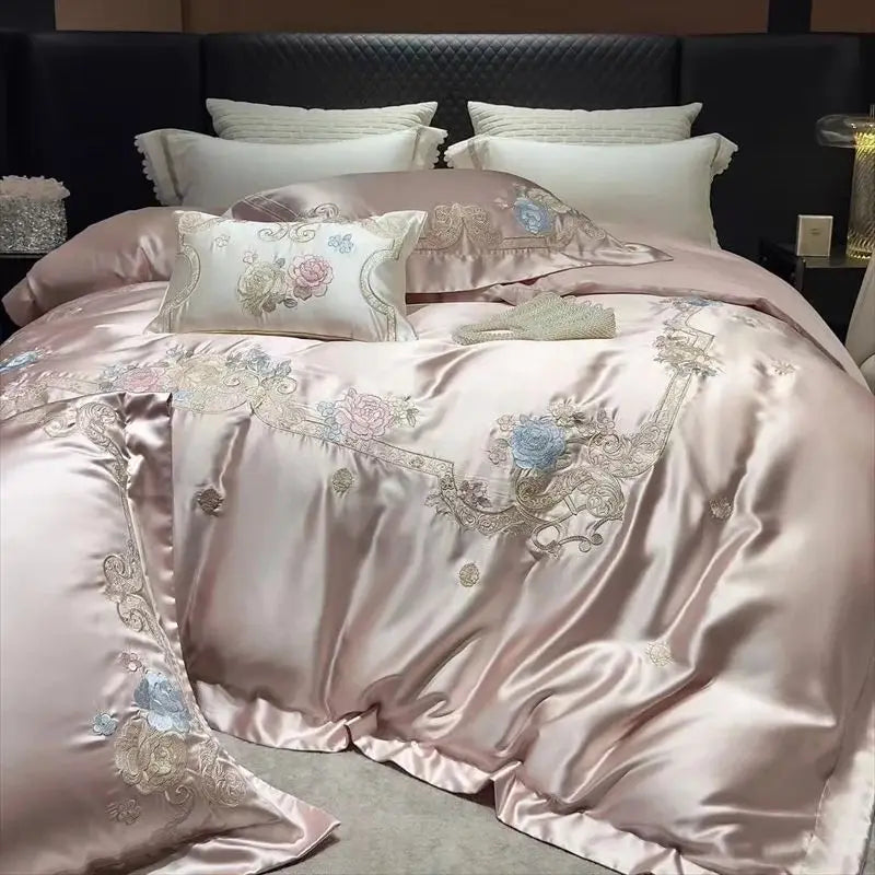 Luxuriöses Damastbettwäsche – Chinesischer Stil 5er Set