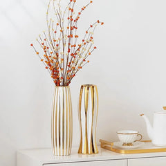 Luxus Keramikvase – Amerikanischer Stil – 30cm Gold Edition