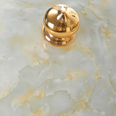 Luxus Porzellansuppentopf - Hofstil mit Goldrand