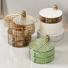 Luxus Schmuckbox – Mehrschichtig Rotierbar – Grosse Kapazität