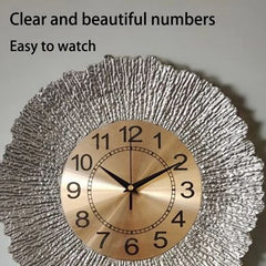 Luxusuhr - Moderne Eisen - 30.5cm Rund