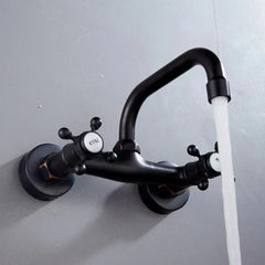 Messing Badezimmerarmatur – Europäischer Stil – Wandmontage