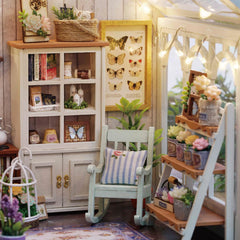 Miniatur Puppenhaus – Holz DIY Dekoration mit LED