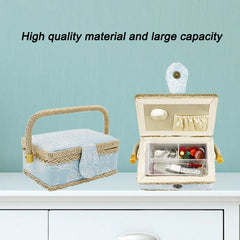 Nähkorb – Kompakt & Stilvoll – Tragbare Aufbewahrung