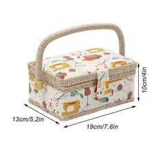 Nähkorb – Kompakt & Stilvoll – Tragbare Aufbewahrung