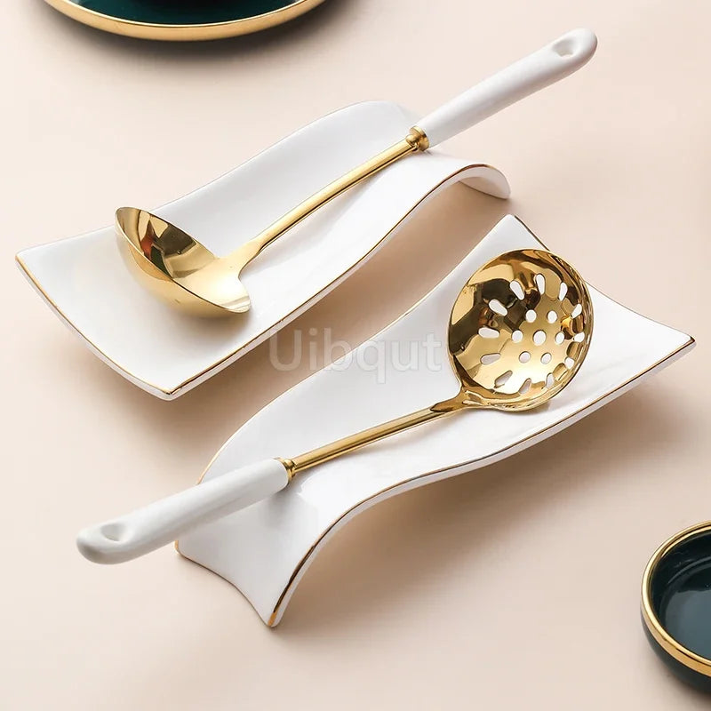 Nordic Gold Edelstahl Utensilienhalter – Set Optionen