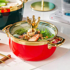 Nordische Keramikschüssel – Porzellan mit Deckel – 16 x 11 cm