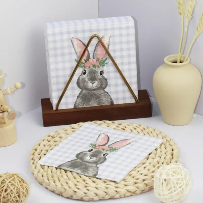 Osterhase Servietten – Buntes Design – 25x25cm