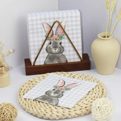 Osterhase Servietten – Buntes Design – 25x25cm