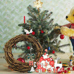 Rattan-Kranz – Natürliches Weiden-Design – 10-30CM Frühlings- & Osterdekoration