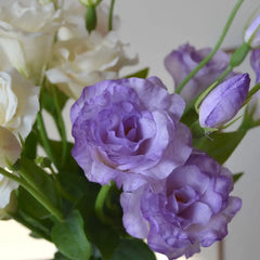 Real Touch Seiden-Lisianthus Bouquet – Innendekor