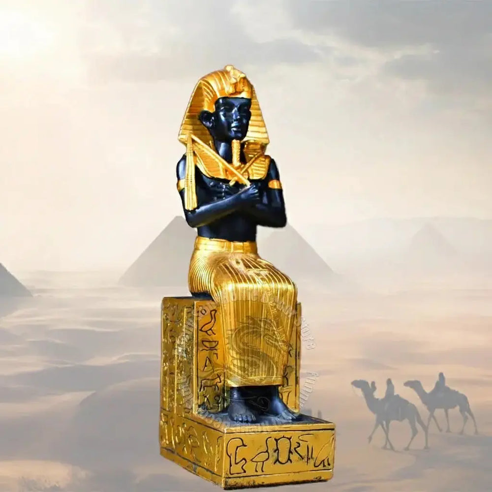 Resin Pharao Statue – Antik Imitation – 26.5x11.5x7cm