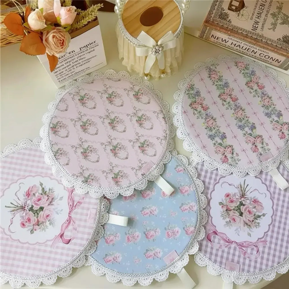 Retro Rosenuntersetzer – Spitze, Luxus, Wasserfest, Umweltfreundlich