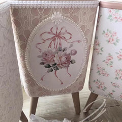 Retro-Spitzen-Mülleimer – Korean Leder – 22x22x35cm