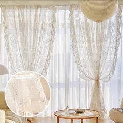 Retro Spitzenvorhang – Europäisches Design 100x200cm