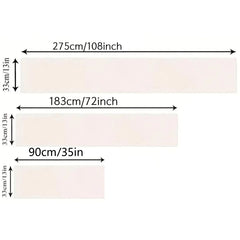 Retro Tischläufer – Aquarell-Ahorn Design – 33x183 cm