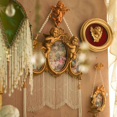 Retro Wald Engel Fotorahmen aus Resin im europäischen Stil