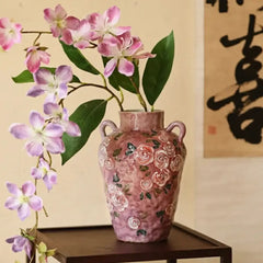 Rosen-Keramikvase – Moderner Stil – Tisch-Hydroponik