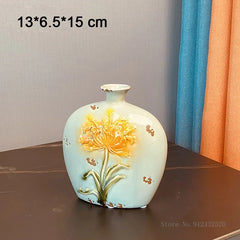 Rosen-Vase in Vogel-Form – Keramik Pastoral – M