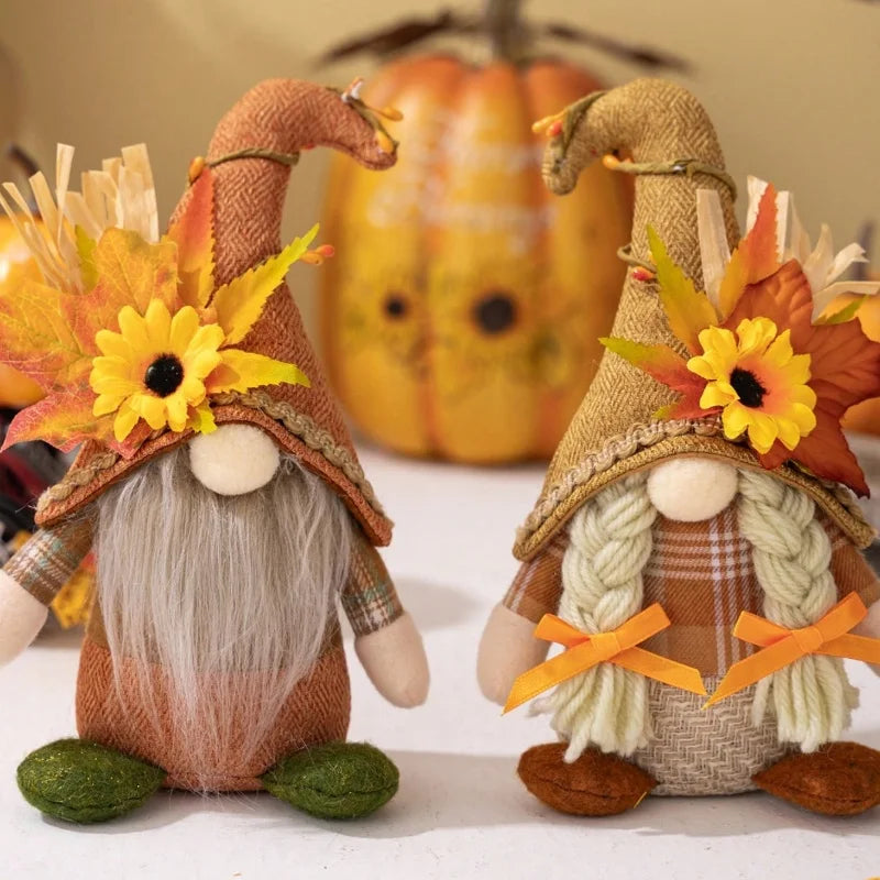 Rudolf-Puppe – Textil, Ahornblatt-Design