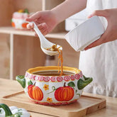 Keramikschüssel – Doppelgriff & Deckel – Vielseitiges Design