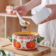 Keramikschüssel – Doppelgriff & Deckel – Vielseitiges Design