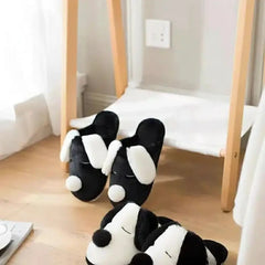 Winter Cartoon Hausschuhe – Kuschelig & Rutschfest