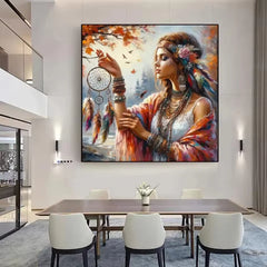 Leinwandkunst – Amerikanischer Stil Baumwolle – 20x20cm bis 58x58cm