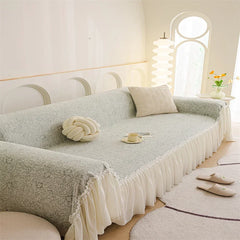 Sofabezug – Leichte Luxus-Strickdecke – Komplett L-Form 180x300cm