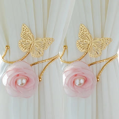 Vorhangringe – Metall Floral Hollow Out Schlafzimmer