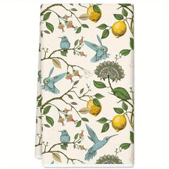 Vintage Lemon Bird Geschirrtücher – Weiches Polyester – 16x24 Zoll