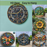 Holzwanduhr – Modernes Design 20x20CM – Handgemacht